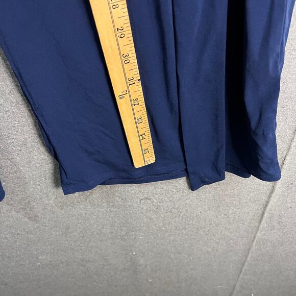 Girl With Curves Petite Wide Leg Knit Pant Navy, Petite Small - Picture 6 of 10